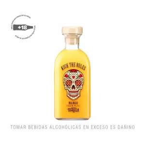 Licor De Crema De Tequila Kick The Rules Mango Botella X 700ml