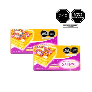 Pack (2 Turron Tradicional San José 125 Gr)