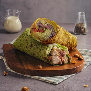 2 Wrap: Bistec y Pollo Crispy