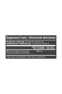 SUPLEMENTO CREATINE MONOHYDRATE 3000 HEALTHY SPORTS X 150 GRS