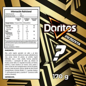 Tortilla de Maíz Doritos Incógnito x 170 g