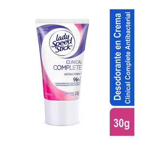 DESODORANTE PRACTI CREMA LADY SPEED STICK CLINICAL 30G COMPLETE
