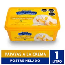 cassata S.F. papayas a la crema