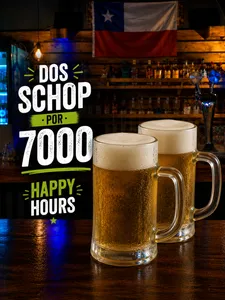 Happy Hour – 2 Schop por $7.000