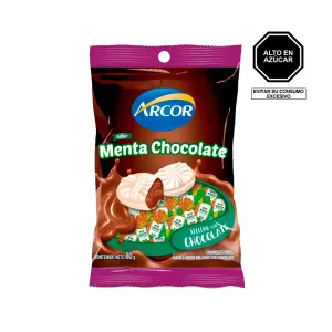 Caramelo Relleno Arcor Menta Chocolate X 80 Gr