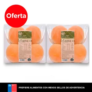 2 x Pan de Hamburguesa 8 unid $3.900