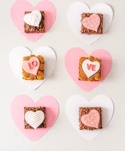 Pack de 6 Brownies San Valentín