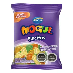 Piecitos Mogul Piña Manzana Naranja e Limón 125 g