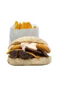 Burger Mini Seitan Brothers + Papas