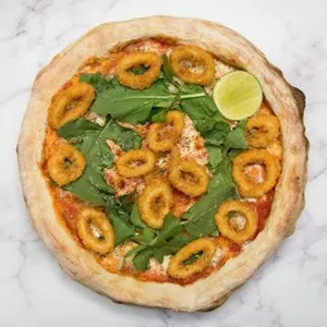 Pizza: Calamar Crispy