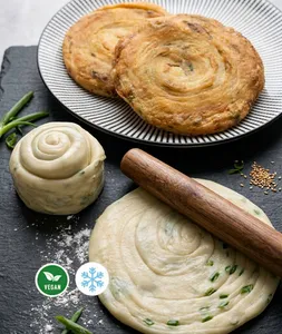 Tortilla de cebollín congelada (vegano) 1un