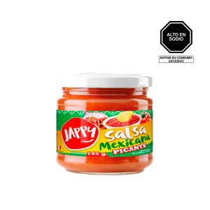 Salsa Mexicana Picante Jappy Snack 195 gr