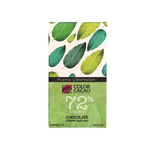 Chocolate color cacao 72% puerto libertador x 60 grs