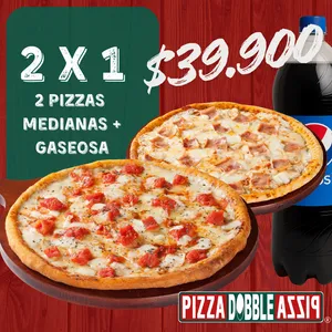 PROMO 2X1 + Gaseosa 1.5 Lts
