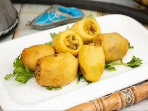 Papas rellenas vegetarianas o veganas
