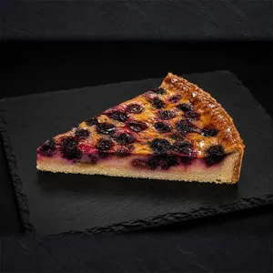 Trozo Clafoutis Frutos Rojos