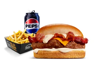 Combo La Bacon Queso Simple