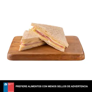 Sándwich Miga Jamón Queso Doble