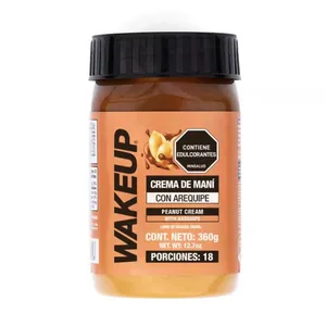 Crema de maní wakeup arequipe x 360 grs