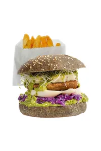 Burger Bosque Nativo + Papas