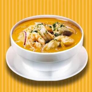 Jr. Encebollado Camarón Pescado