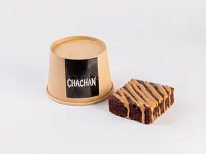 Brownie + salsa de manjar