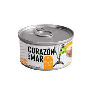 Conserva Trozos De Atun Corazon Del Mar En Aceite Vegetal x 140 Gr