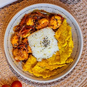 Bowl de Camarones Salteados