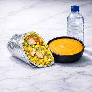 Wrap a Eleccion + Agua Mineral + Crema