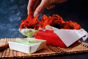 Alitas Tuto Con Polvo Picante