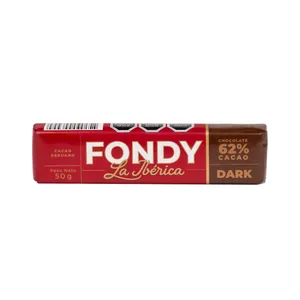 Nuevo - Fondy Dark La Ibérica 62% cacao x 50g