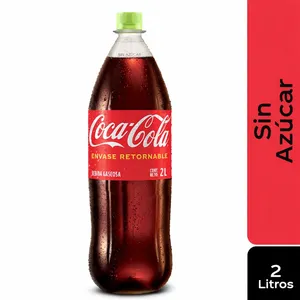 #Sitengoenvase Coca-Cola Sin Azúcar 2000 ML. Retornable