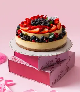 Cheesecake de Frutos Rojos Dos Pisos