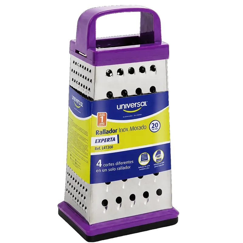 RALLADOR UNIVERSAL EXPERTA INOX MORADO 20 CM X 1 UND