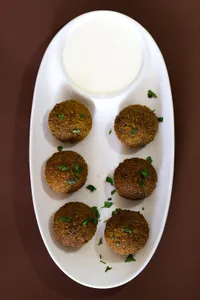 Porción de falafel