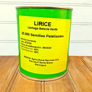 Semilla de lechuga peletizada Lirice