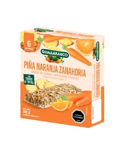Barra cereal piña naranja zanahoria