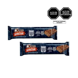 Pack 2 Wafer Choco Hincha Alianza Lima Chocolate 22 gr