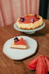 Tarte de queso y guayaba