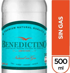 Agua Mineral Benedictino Sin Gas 500 ml