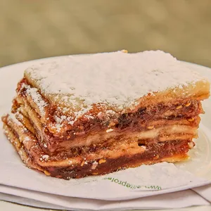 Dulce de Panqueque Mazapán Frambuesa