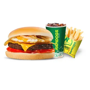 Hamburguesa Paradise en combo