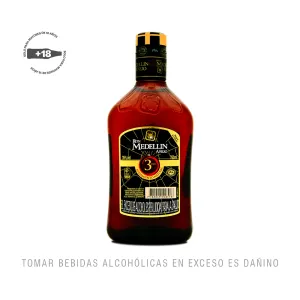 Ron Medellin Añejo 3 Años X 750 Ml