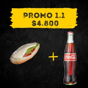 Combo 1: Completo Italiano + Bebida Botella