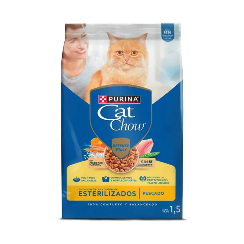 CONCENTRADO CAT CHOW ESTELIRIZADOS 1500G CONCENTRADO CAT CHOW ESTELIRIZADOS 1500G