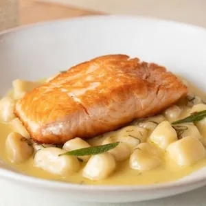 Ñoquis con Salmón