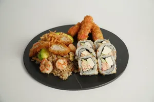 Bento Mix - Camarones y Pescado crujiente
