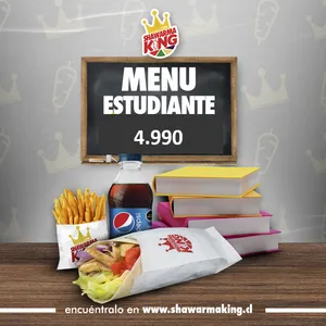 Menú estudiante