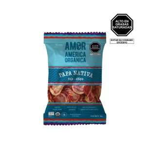 Chips Papas Nativas America Organica Roja X 30 Gr