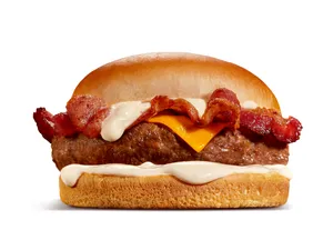 Hamburguesa La Bacon Queso Simple